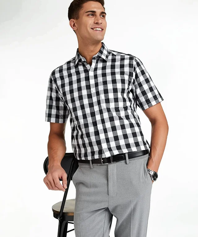 Men's Regular Fit Formal Shirt - White, 42