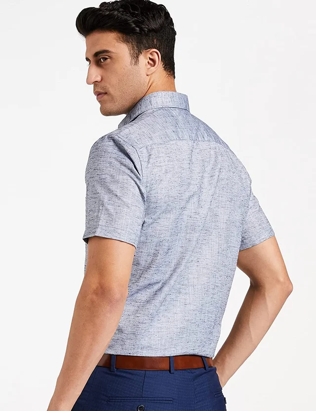 Men's Regular Fit Formal Shirt - 48, Alto