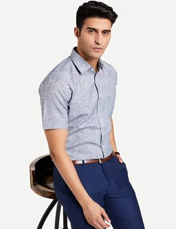 Men's Regular Fit Formal Shirt - 48, Alto