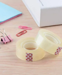 SMPH STAR Stationery Sello Tape With Dispenser "Cello" - Transparent