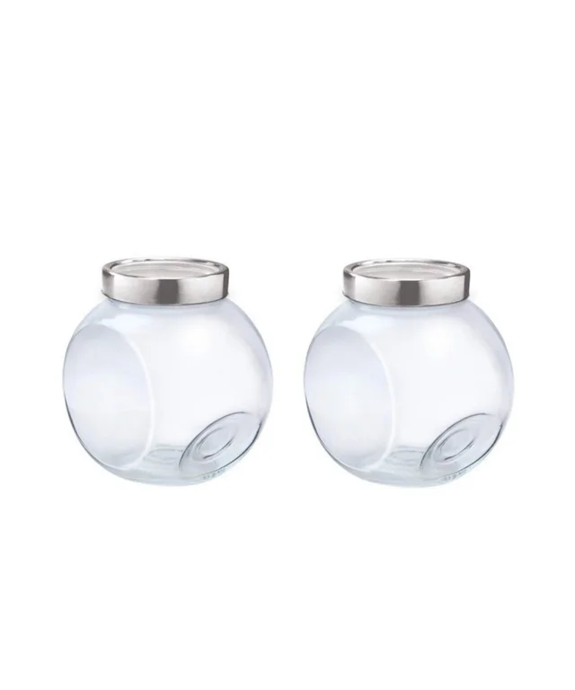 Glass Jars for Spices Set 1 Set with Lids and Labels Crystal Clear Glass