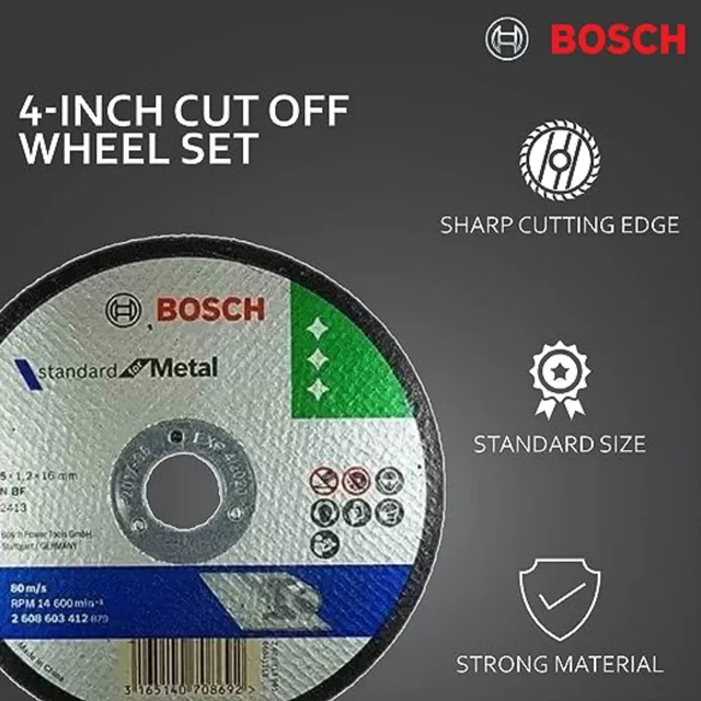 SMPH Cut Off Wheel Set AG4 Metal 4-inch (White, Pack of 10) Cutting Wheel