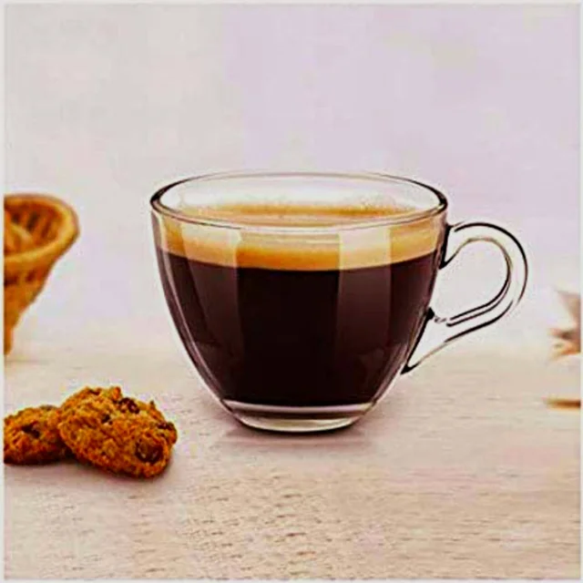 AFILAONE Glass Cup For Tea Coffee Ice Cream 80Ml| chai coffee glass cup