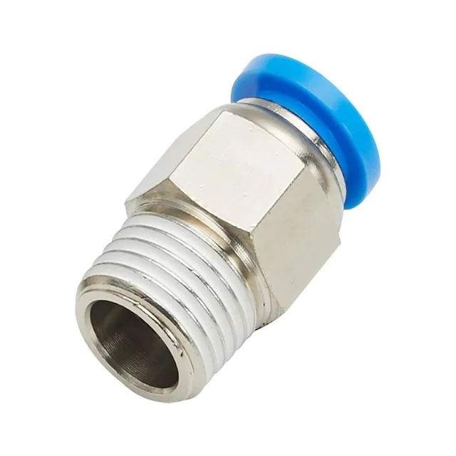 SMPH STAR 1/4" x 8 mm Pu Mail Connector - White
