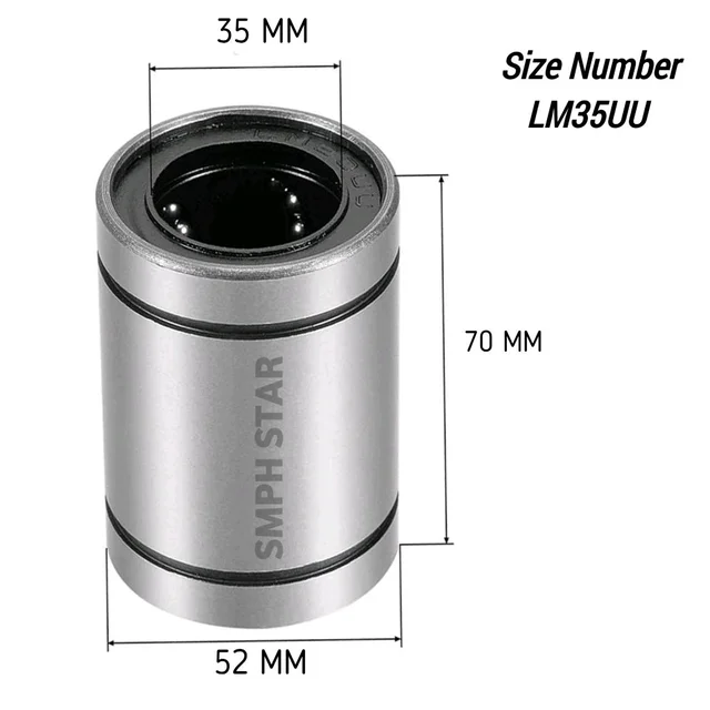 Linear Ball Bearing (Pack of 1) - Number : LM35UU....