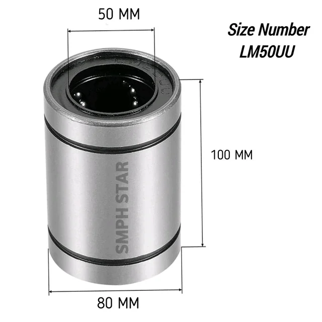 Linear Ball Bearing (Pack of 1) - Number : LM50UU....