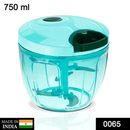Manual Stainless Steel Vegetable Chopper – Compact, Extra Sharp with 5 Blades - EASY RETURN