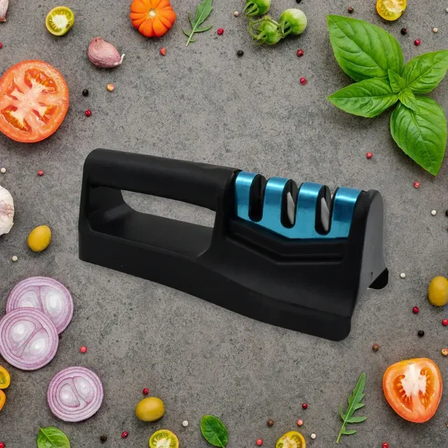 Kitchen Knife Sharpener – Handheld for Chefs & Serrated Knives (1 Pc) - EASY RETURN