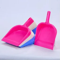 Durable Lightweight Multi Surface Plastic Dustpan with Handle pack 2 - EASY RETURN