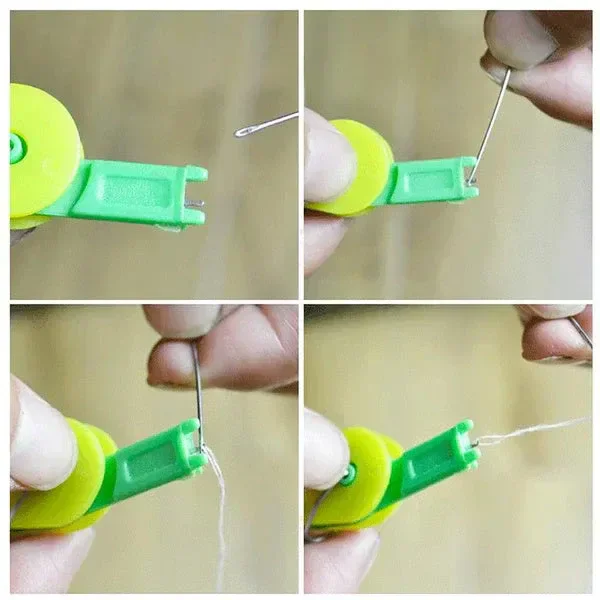 Automatic Needle Threading Device (Multicolour) – Pack of 4 - EASY RETURN