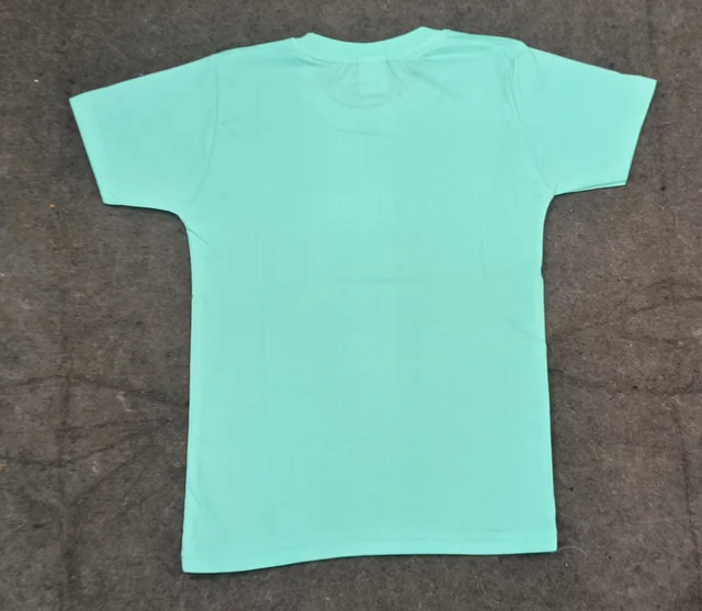 kids summer t shirt boyes - MINT GREEN, 6-7