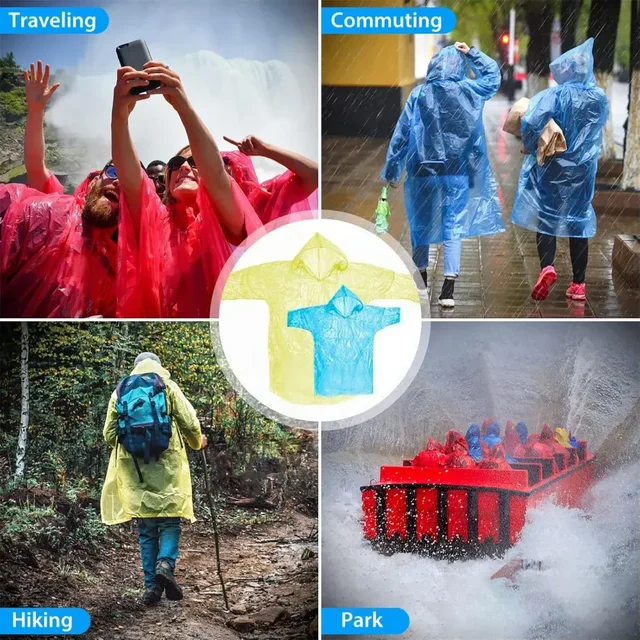 Disposable Easy-to-Carry Raincoat – Lightweight & Waterproof - EASY RETURN 4 DAY DELIVERY