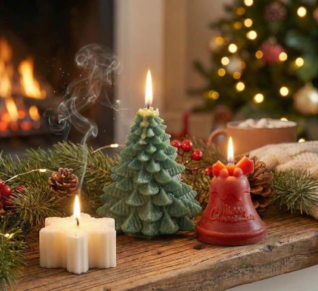 The Holiday Harmony Trio (Set of 3 Candle)