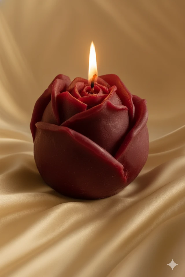 Rose Blossom Candle (Set of 5 candles) -