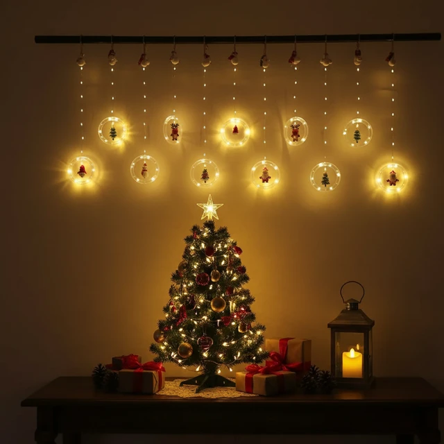 š
Christmas Santa Ring String Light