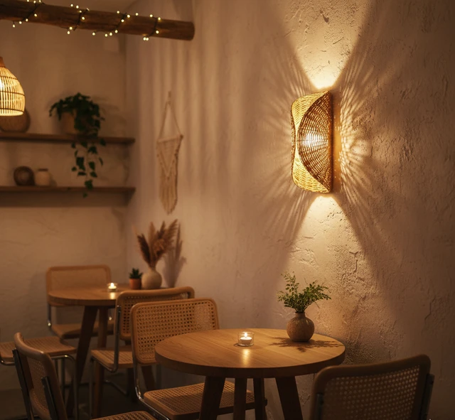 Twist Bamboo Wall Sconce