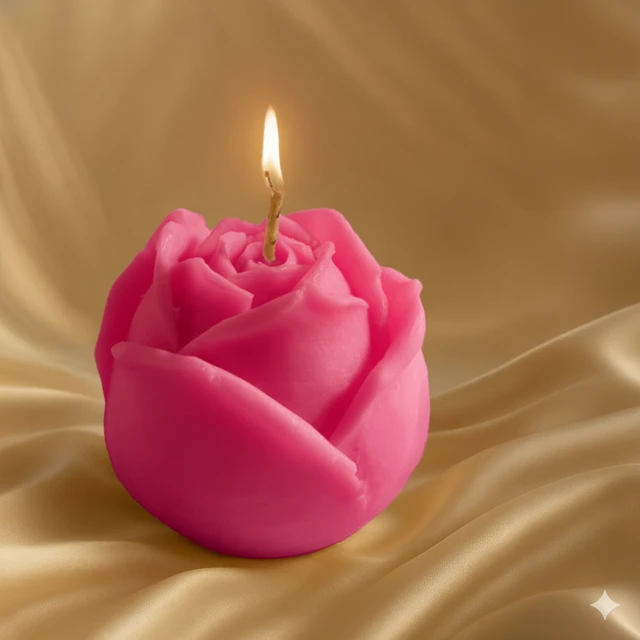 Rose Blossom Candle (Set of 5 candles) -