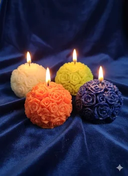 Rose Sphere Candle