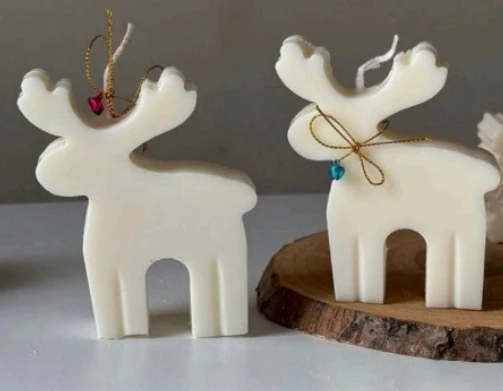 Reindeer Candle (Set Of 2)