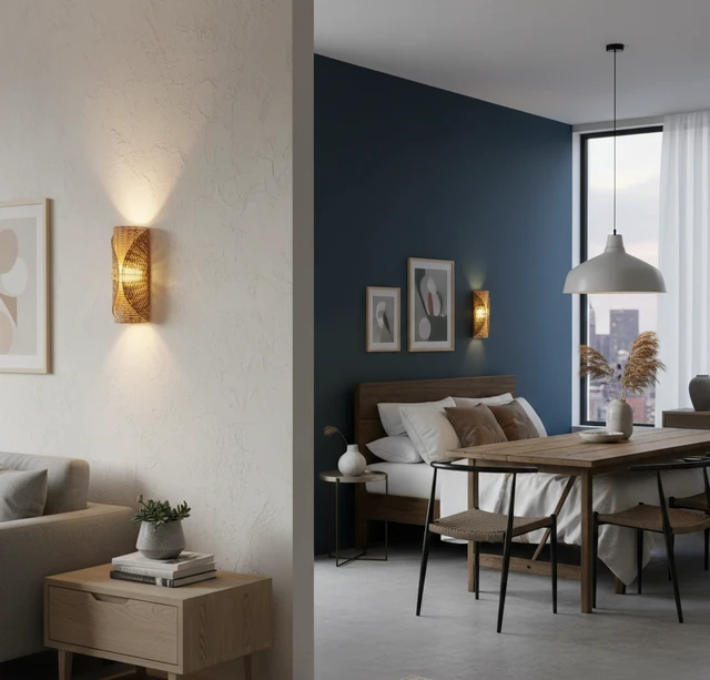 Twist Bamboo Wall Sconce