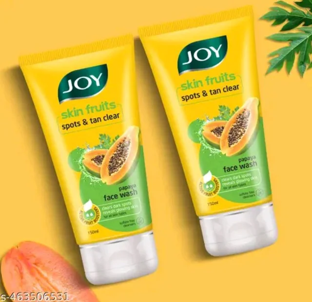 JOY De Tan Papaya Face Wash (150ml×2) 300ml