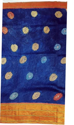 KALAMKARI HAND PAINTED PAITHANI FLORAL SAREE -KHPPFS010