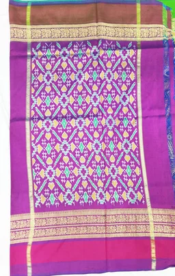 POCHAMPALLY KALAMKARI HAND PAINTED STORY SAREE -PKHPSS009