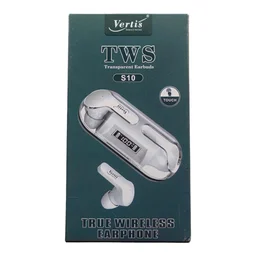 Vertis® Buds S10 Wireless Earbuds 72 hours with case Playtime, Instant Paring, BT 5.0 Bluetooth Headset Type-C Fast Charging (Black, In The Ear) - Black