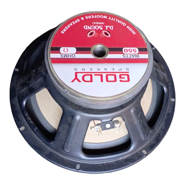 GOLDY SOUND 12inch 250Watt 8 ohms Woofer 3 Inchi 3 inchi voice cail - 12Inch, Red