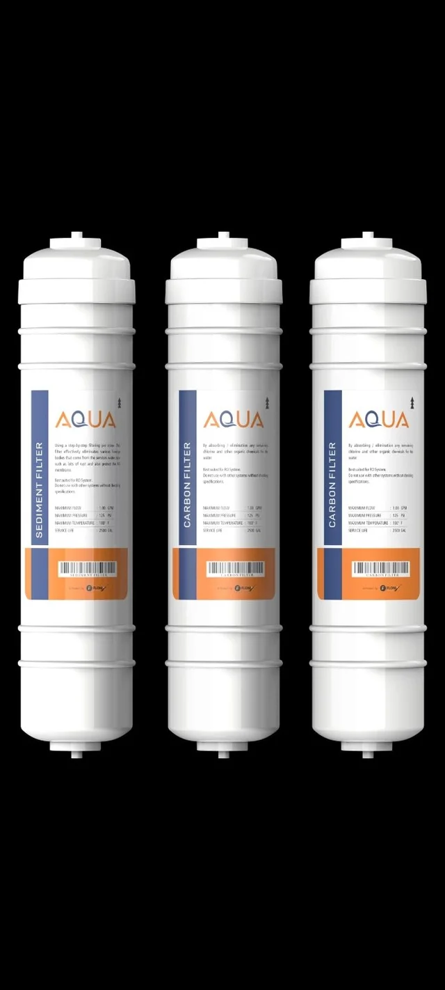 RO System Filter Set - Sediment Carbon Post Carbon