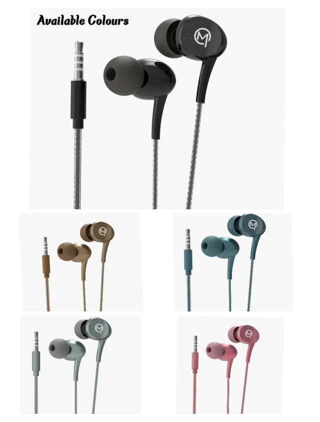 Mobilla MTUNES 102 Earphone - Multi colour