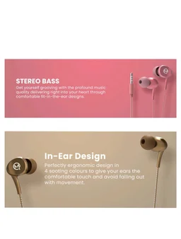 Mobilla MTUNES 102 Earphone - Multi colour