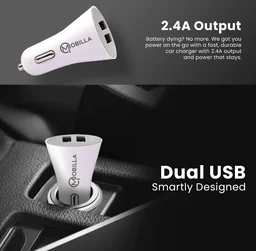 Mobilla RANGER 241C Type-C Car Charger - White