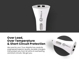 Mobilla RANGER 241C Type-C Car Charger - White