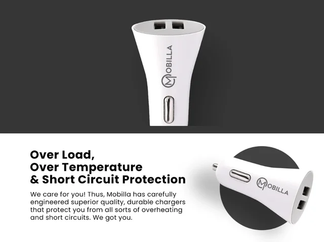 Mobilla RANGER 241C Type-C Car Charger - White
