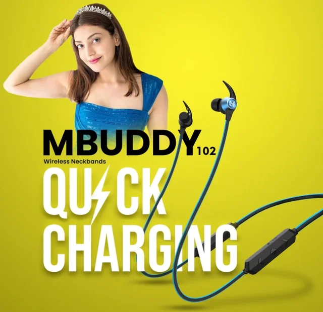 Mobilla MBUDDY 102 Neckband - Red/Blue/Green
