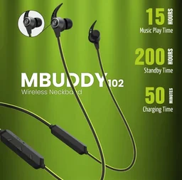 Mobilla MBUDDY 102 Neckband - Red/Blue/Green