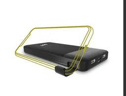 Foxin FPB-149 POLY 10000 mAh Power Bank - Black