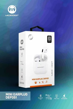 Microdigit DEP351 MINI EARPLUG TWS - White