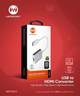 Microdigit MR376UH USB to HDMI Converter