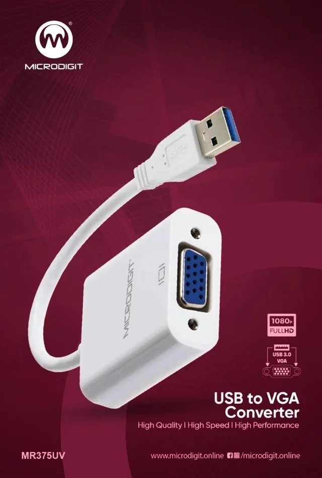 Microdigit MR375UV USB to VGA Converter
