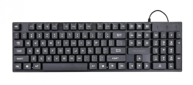 Microdigit MD304K Wired Keyboard & Mouse Combo - Black