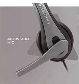 Zebronics ZEB BOLT Wired Headphone - Gray