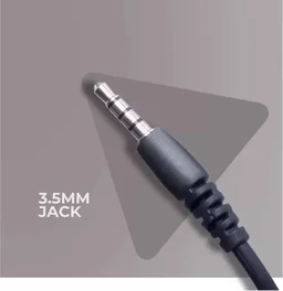 Zebronics ZEB BOLT Wired Headphone - Gray