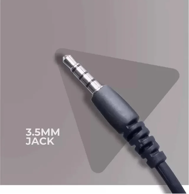 Zebronics ZEB BOLT Wired Headphone - Gray