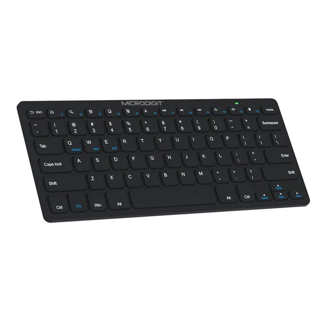 Microdigit MD319BK Mini 5.0 Bluetooth Wireless Keyboard - Black