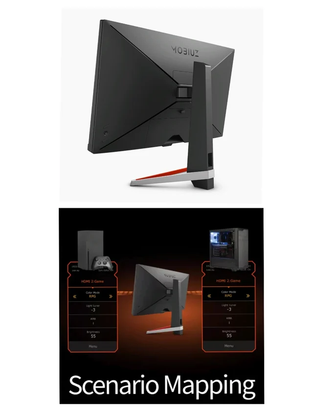 BenQ MOBIUZ EX2710S 27"(68cm) IPS Bezel-Less HDR Gaming Monitor - Black