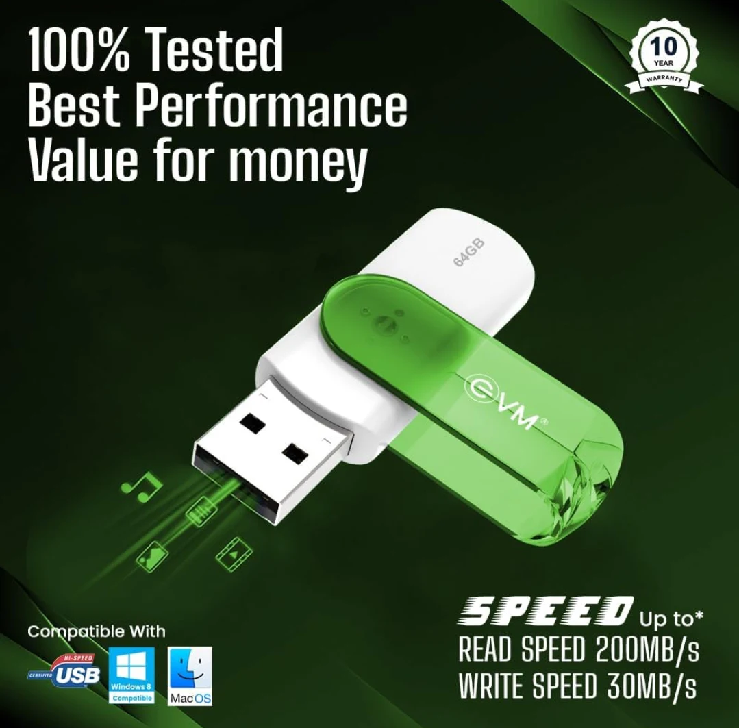EVM EnStick 64GB USB 3.2 Gen 1 Pendrive - Image 3