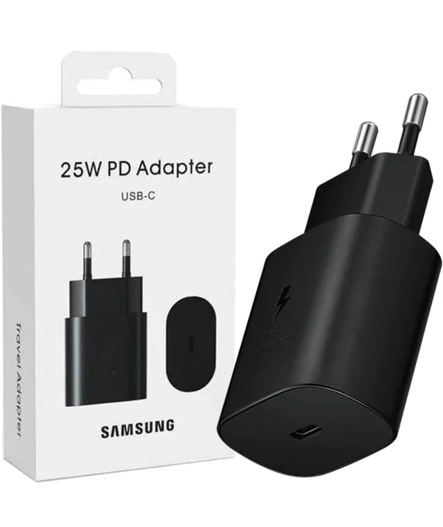 SAMSUNG Original 25W Type-C Power Adapter - Black