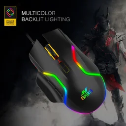 Ant Esports GM340 Wired Optical Gaming Mouse - Black
